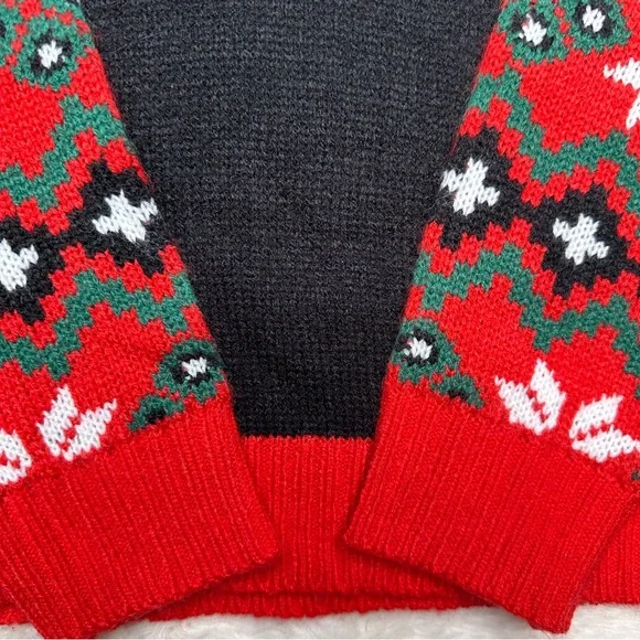 Dragon Ball Z Holiday Sweater Red/Green/White/Black Size 6 - Picture 10 of 16